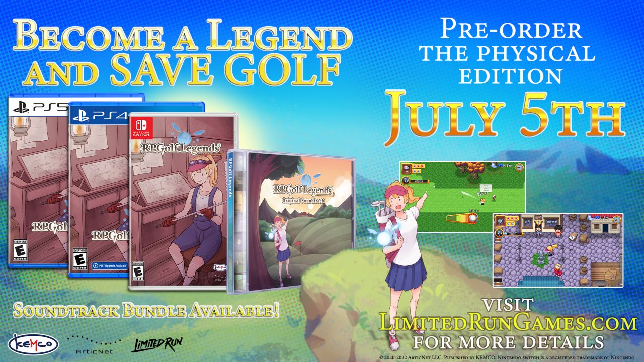 RPGolf Legends for Nintendo Switch/PS5/PS4